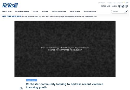 Rochester community looking to address recent violence involving youth