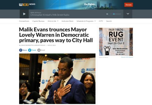 Malik Evans trounces Mayor Lovely Warren in Democratic primary, paves way to City Hall